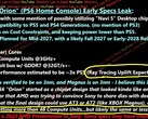 Moore's Law Is Dead Playstation 6 läcker (bildkälla: Moore's Law Is Dead YouTube Channel)