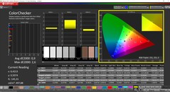 CalMAN ColorChecker kalibrerad