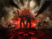 Officiell reklamillustration för Gears of War: E-Day.
