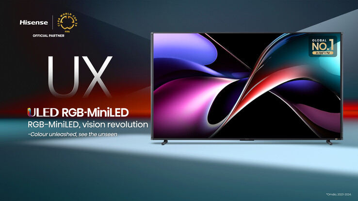 Hisense 116UX Mini-LED RGB TV. (Bildkälla: Hisense)