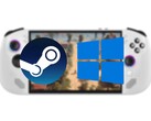 Lenovo Legion Go S kan köra både SteamOS och Windows. (Bildkälla: Lenovo, Steam, Windows, redigerad)