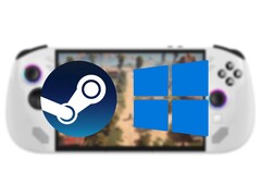 Lenovo Legion Go S kan köra både SteamOS och Windows. (Bildkälla: Lenovo, Steam, Windows, redigerad)