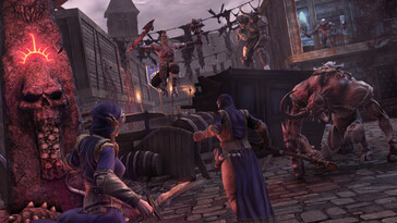 En bild som visar en strid i Mordheim: City of the Damned.