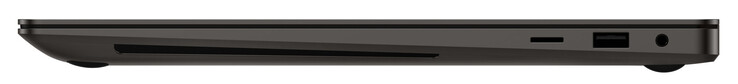 Höger sida: USB 3.2 Gen 1 (USB-A), ljudkombination