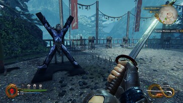 På bilden: En skärmbild från Shadow Warrior 2.