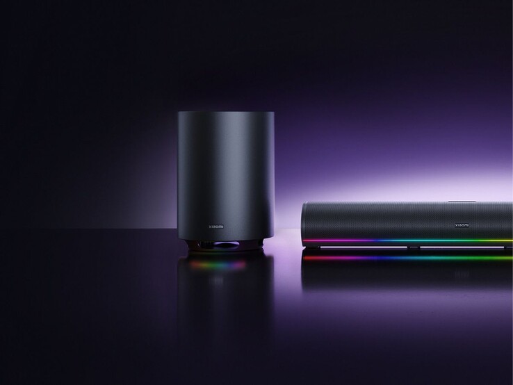 En bild av Xiaomi Desktop Speaker Pro Set med RGB-belysning.