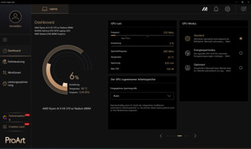 ProArt Creator Hub GPU-alternativ