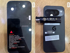 Google Pixel 10 som visas här är en prototyp snarare än en detaljhandelsenhet. (Bildkälla: Goofish)