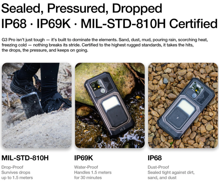 En robust smartphone med tre olika typer av certifieringar. (Bildkälla: AGM)