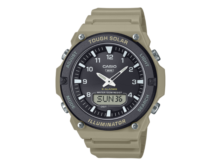 Casio AQ-S820W-5AV-klockorna (bilden) har ännu inte lanserats i Europa. (Bildkälla: Casio)