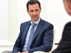 Ett arkivporträtt av Syriens tidigare president Bashar al Assad (bildkälla: Encyclopedia Britannica)