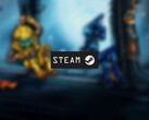 Swing Into Zero-G var i early access innan det släpptes i sin helhet. På bilden: redigerad omslagsbild av spelet. (Bildkälla: Steam)