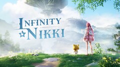 Huvudillustration för Infinity Nikki, med huvudpersonen Nikki.
