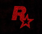 Linoleumsnitt Rockstar Games logotyp visas