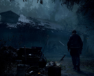 En skärmdump av Resident Evil 4 Remakes introsekvens (bildkälla: SteamDB)