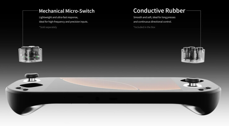 Pocket Max har stöd för utbytbara knappar, precis som Ayaneo 3.