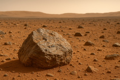 NASA:s rover Perseverance har hittat möjliga bevis på liv på Mars. (Bildkälla: OpenAI)