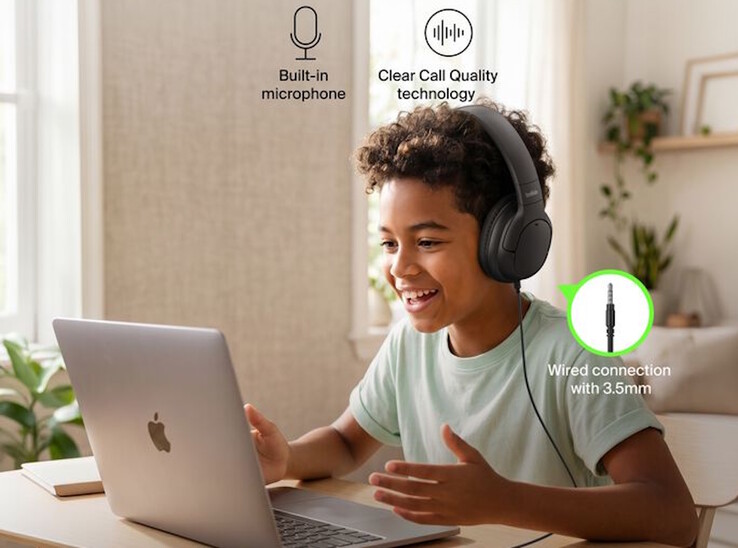 SoundForm Play ANC-hörlurarna är utrustade med en mikrofon och kan användas med en ljudkabel.