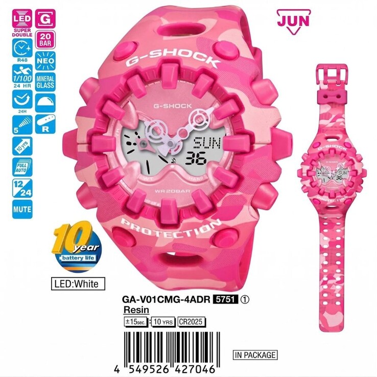Klockan Casio G-Shock GA-V01CMG-4A