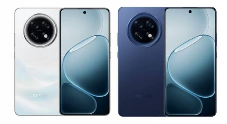 A6 Max kommer i ett urval av färgerna Streamer White eller Rock Mist Blue. (Bildkälla: Oppo)
