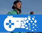 Stop Killing Games-logotypen framför EU-parlamentets vice talman Nicolae Ștefănuță