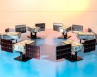 De sex SunRISE-satelliterna (Bildkälla: Space Dynamics Laboratory/Allison Bills; beskuren)
