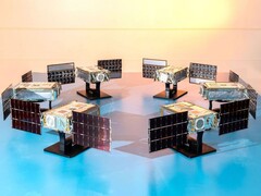 De sex SunRISE-satelliterna (Bildkälla: Space Dynamics Laboratory/Allison Bills; beskuren)