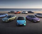 En samling elektriska Xiaomi SU7-sedans (Bildkälla: Xiaomi)