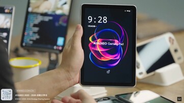 Ayaneo Gaming Pad kommer att ha en LCD-panel med ett bildförhållande på 3:2 och en uppdateringsfrekvens på 120 Hz. (Bildkälla: Ayaneo)