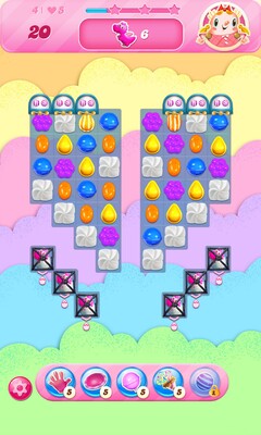 Candy Crush Saga nivådesign visas (Bildkälla: Google Play Store)
