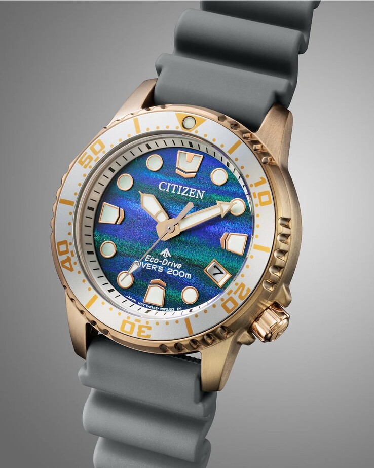 Den enkelriktade boetten har tydliga minutmarkeringar och en lysande pip vid klockan 12.