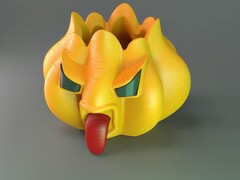 Dekorativ bild. Ett 3D-utskrivet objekt