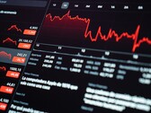En digital börsöversikt som visar finansiella uppgifter.