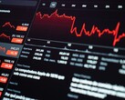 En digital börsöversikt som visar finansiella uppgifter.