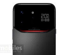 Infinix Note 60 Ultra har en liten display i kameramodulen.