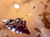 Jump Ship skärmdump som visar rymdstrid