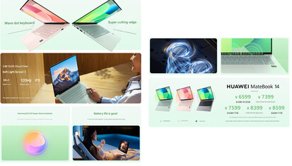 Huvudhöjdpunkterna i MateBook 14 HarmonyOS (maskinöversatt)