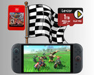 Benchmark för lagring i Mario Kart World Switch 2 (Bildkälla: Nintendo of America, Lexar med ändringar)