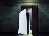PS5-konsolen avbildad i en fängelsecell