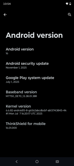 Programvara Motorola Edge 70