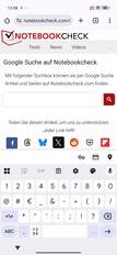 Gboard i porträttläge