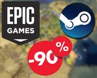 Sid Meier's Civilization VI är för närvarande rabatterat med 90% på både Steam och Epic Games Store. (Bildkälla: Steam / Epic Games)