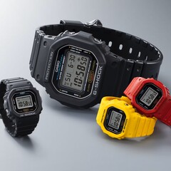 G-Shock Nano jämfört med den vanliga DW-5600 (Bildkälla: Casio)