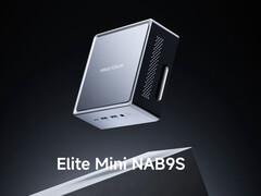 Minisforum NAB9S mäter 127 x 127,5 x 54,7 mm och väger ungefär 570 g.