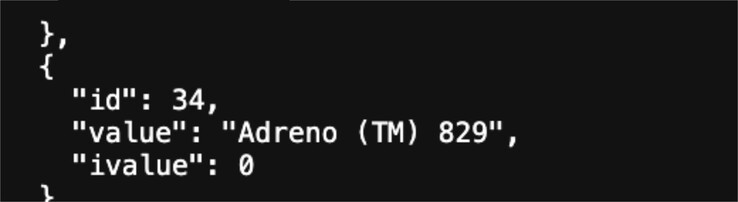 Snapdragon 8 Gen 5 är utrustad med Qualcomms Adreno 829 GPU. (Bildkälla: Geekbench)