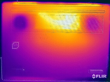 Yttemperatur under belastningsprov (botten)