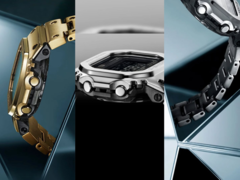 Tre nya aldrig tidigare visade bilder (bilden) av den kommande Casio GMW-BZ5000 full metal squares. (Bildkälla: @geesgshock på Instagram)