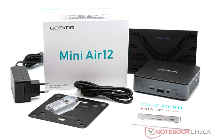 Geekom MiniAir 12 med tillbehör