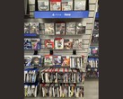 En gång hos GameStop fylld med fysiska PS3-spel