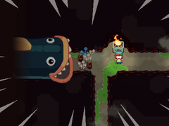 På bilden - en skärmdump från spelet Under the Island.